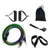 11pcs/set Resistance Bands Pull Rope Fitness Exercises Fitness Rubber Tubes Band Stretch Training Home Gym Workout Elastic Pedal