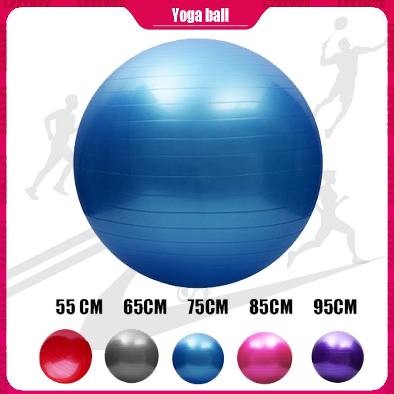 55/65/75/85/95 CM Yoga Ball Pilates Fitness Balance Ball Gymnastic Pregnant Woman Delivery Exercise Fitness Midwifery PVC Ball