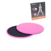 2PCS Sliding Slider Gliding Discs Fitness Disc Exercise gliding disc Indoor Training Exercise Hip Trainer Sports  Hip Belt