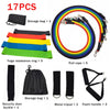 11pcs/set Pull Rope Fitness Exercises Resistance Bands Latex Tubes Pedal Excerciser Body Training Workout Yoga