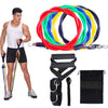 11pcs/set Pull Rope Fitness Exercises Resistance Bands Latex Tubes Pedal Excerciser Body Training Workout Yoga