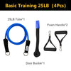 11pcs/set Pull Rope Fitness Exercises Resistance Bands Latex Tubes Pedal Excerciser Body Training Workout Yoga