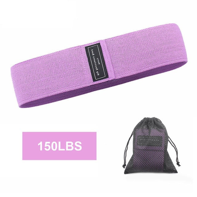 Workout Fitness Hip Loop Resistance Bands Anti-slip Squats Expander Strength Rubber Bands Yoga Gym Training Braided Elastic Band