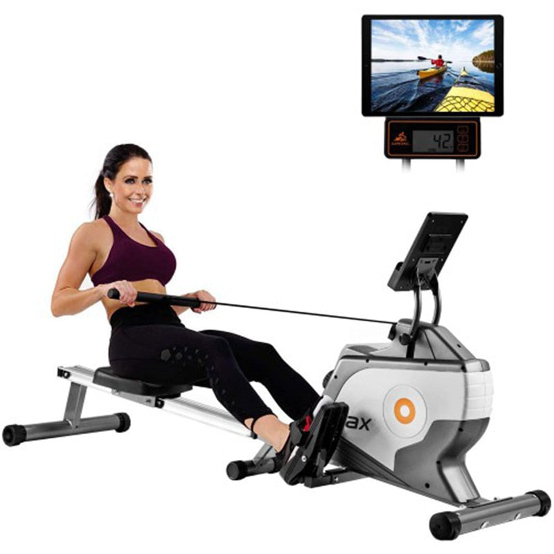Brand New Indoor Foldable Rowing Machine With LCD monitor 8-Stage Resistance Home Gym Rowe Workout Fitness Equipment