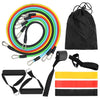 TOMSHOO Pull Up Assist Bands Set Resistance Loop Bands Powerlifting Exercise Stretch Bands with Door Anchor and Handles