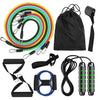 TOMSHOO Pull Up Assist Bands Set Resistance Loop Bands Powerlifting Exercise Stretch Bands with Door Anchor and Handles