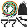 TOMSHOO Pull Up Assist Bands Set Resistance Loop Bands Powerlifting Exercise Stretch Bands with Door Anchor and Handles